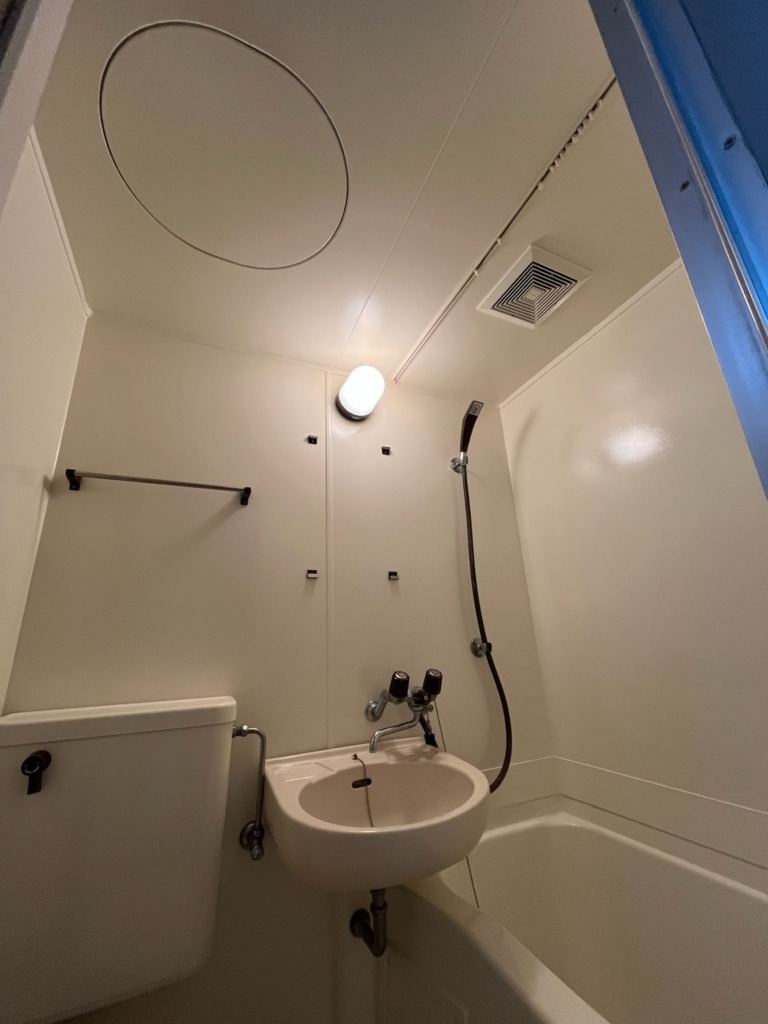 塗装したユニットバス