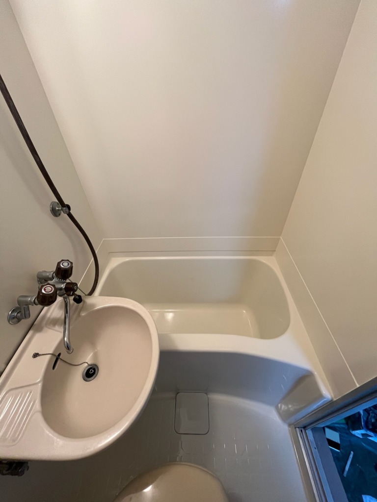 塗装したユニットバス