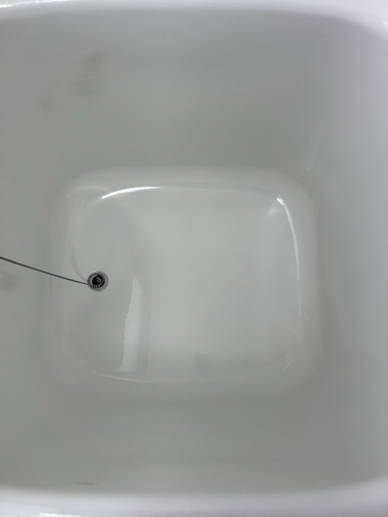 塗装したホーロー浴槽