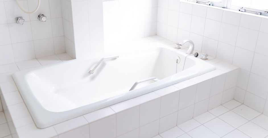 浴室床の塗装／床シート